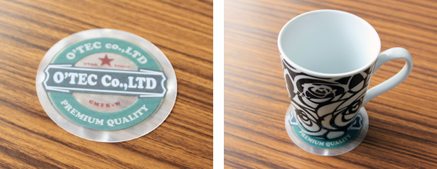 ホログラム素材に印刷をしてキラキラシール・ステッカーを作成しよう