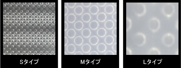 Sタイプ　Mタイプ　Lタイプ